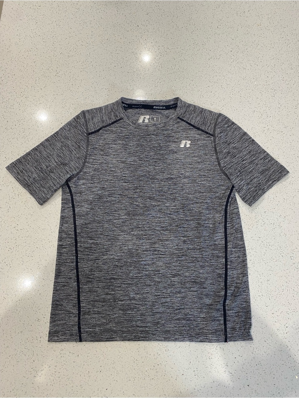 Russell Athletic Men's Gray Short-Sleeve Tee